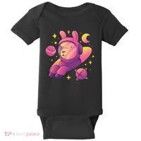 Llama Astronaut Baby Bodysuit thumb 0