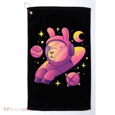 Llama Astronaut Golf Towel