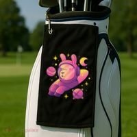 Llama Astronaut Golf Towel thumb 2