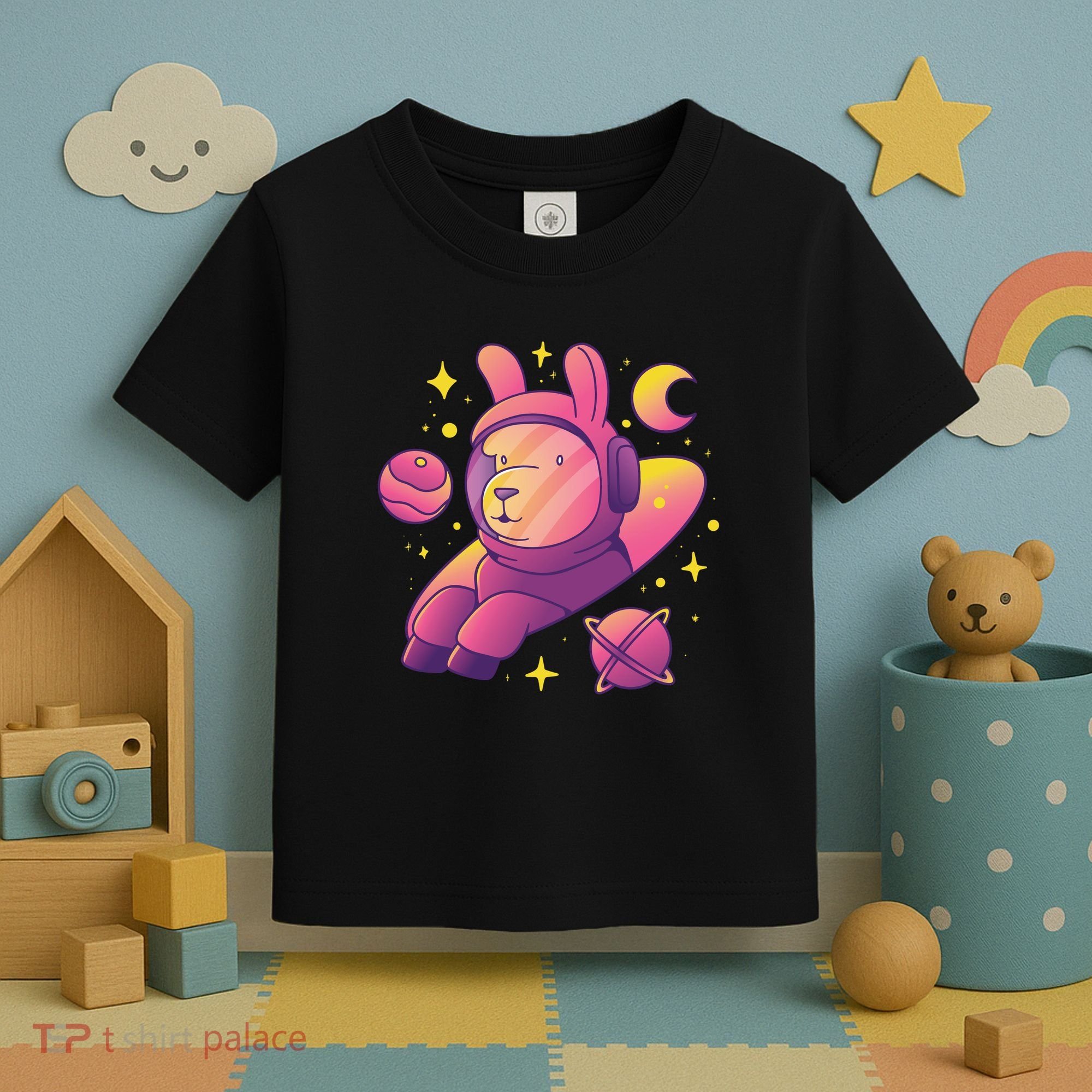 Llama Astronaut Toddler T-Shirt