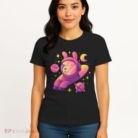 Llama Astronaut Women's T-Shirt thumb 4
