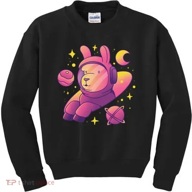 Llama Astronaut Kids Sweatshirt