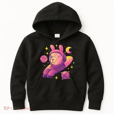 Llama Astronaut Kids Hoodie