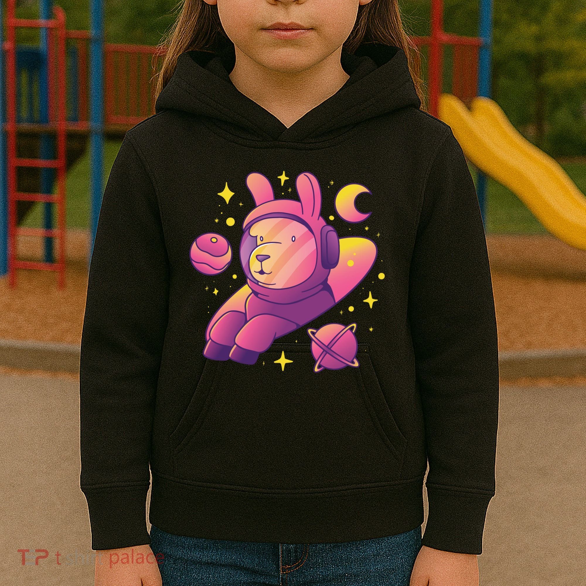 Llama Astronaut Kids Hoodie