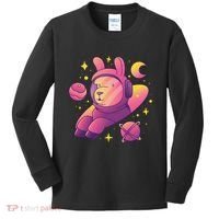 Llama Astronaut Kids Long Sleeve Shirt thumb 0