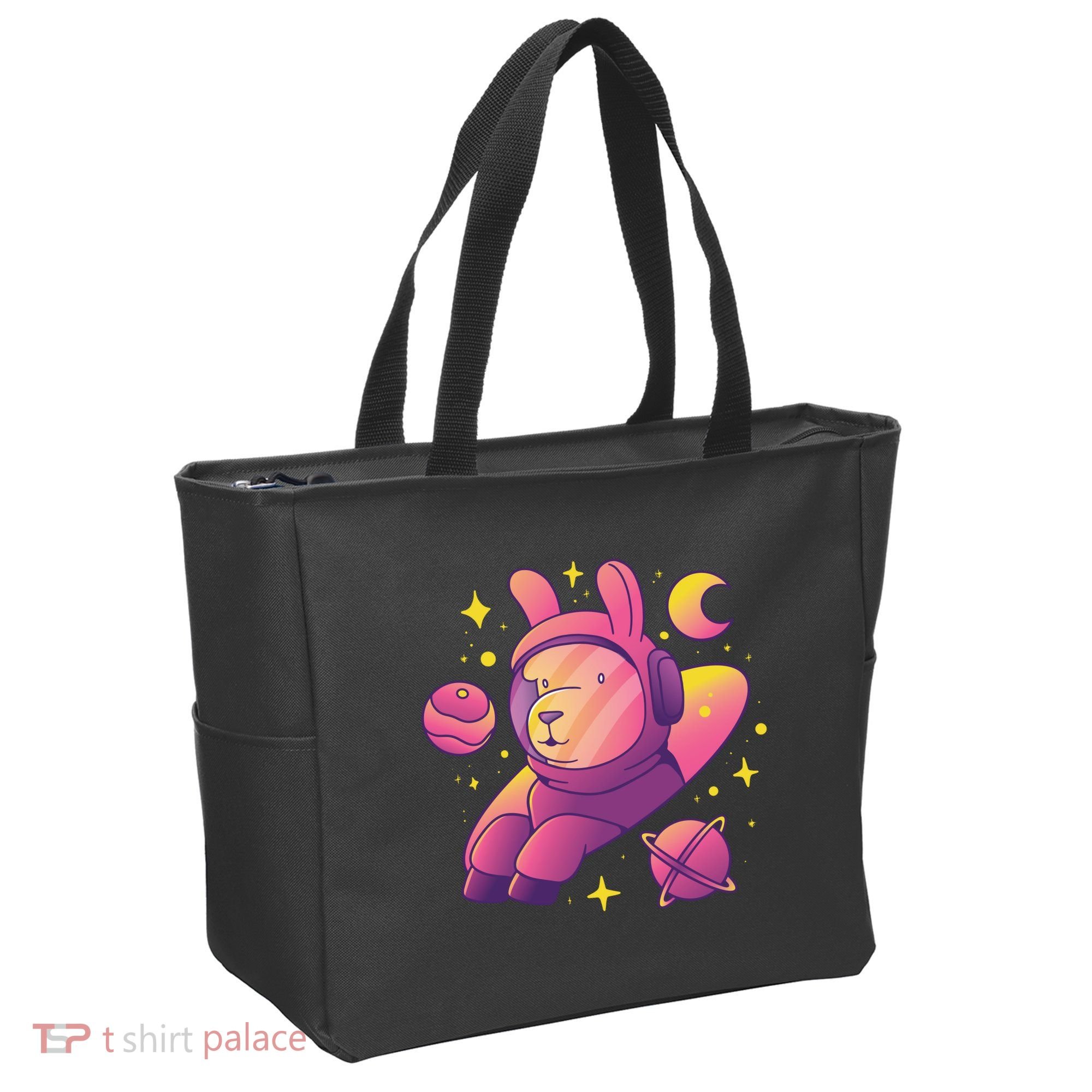 Llama Astronaut Tote Bag