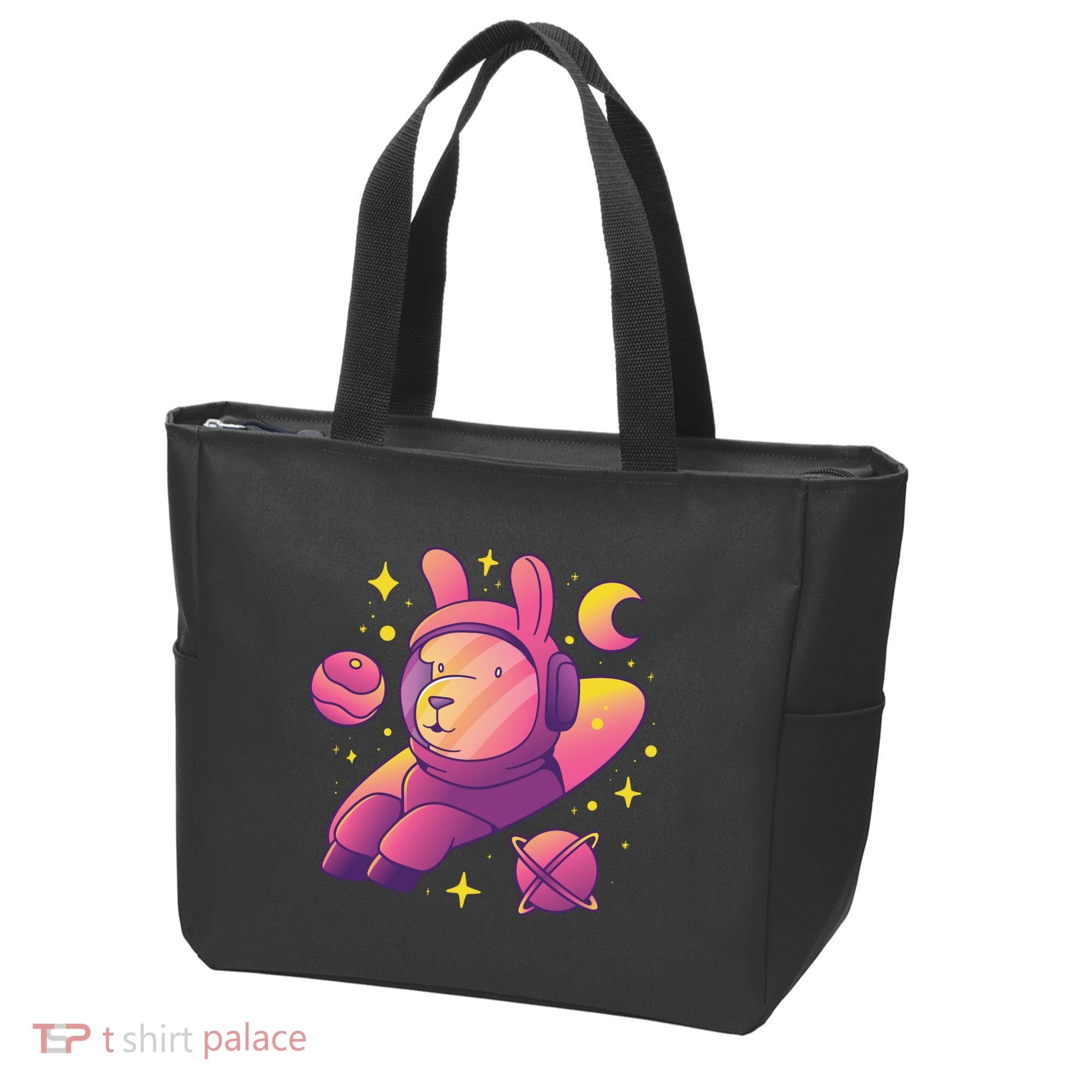 Llama Astronaut Tote Bag