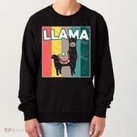 Llama Retro Women's Sweatshirt thumb 0