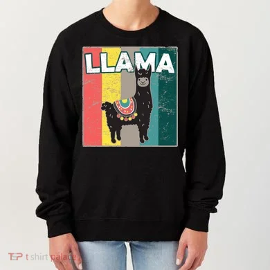Llama Retro Women's Sweatshirt