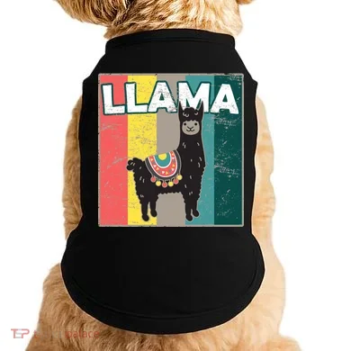 Llama Retro Doggie Tank