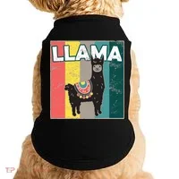 Llama Retro Doggie Tank thumb 0