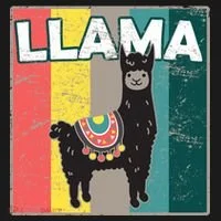 Llama Retro Doggie Tank thumb 4
