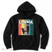 Llama Retro Hoodie thumb 0