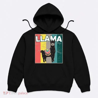Llama Retro Hoodie