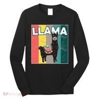 Llama Retro Long Sleeve Shirt thumb 0