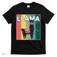 Llama Retro T-Shirt thumb 0