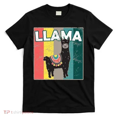 Llama Retro T-Shirt