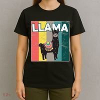 Llama Retro T-Shirt thumb 4