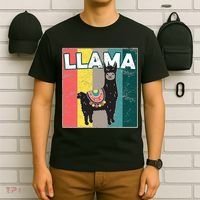 Llama Retro T-Shirt thumb 6