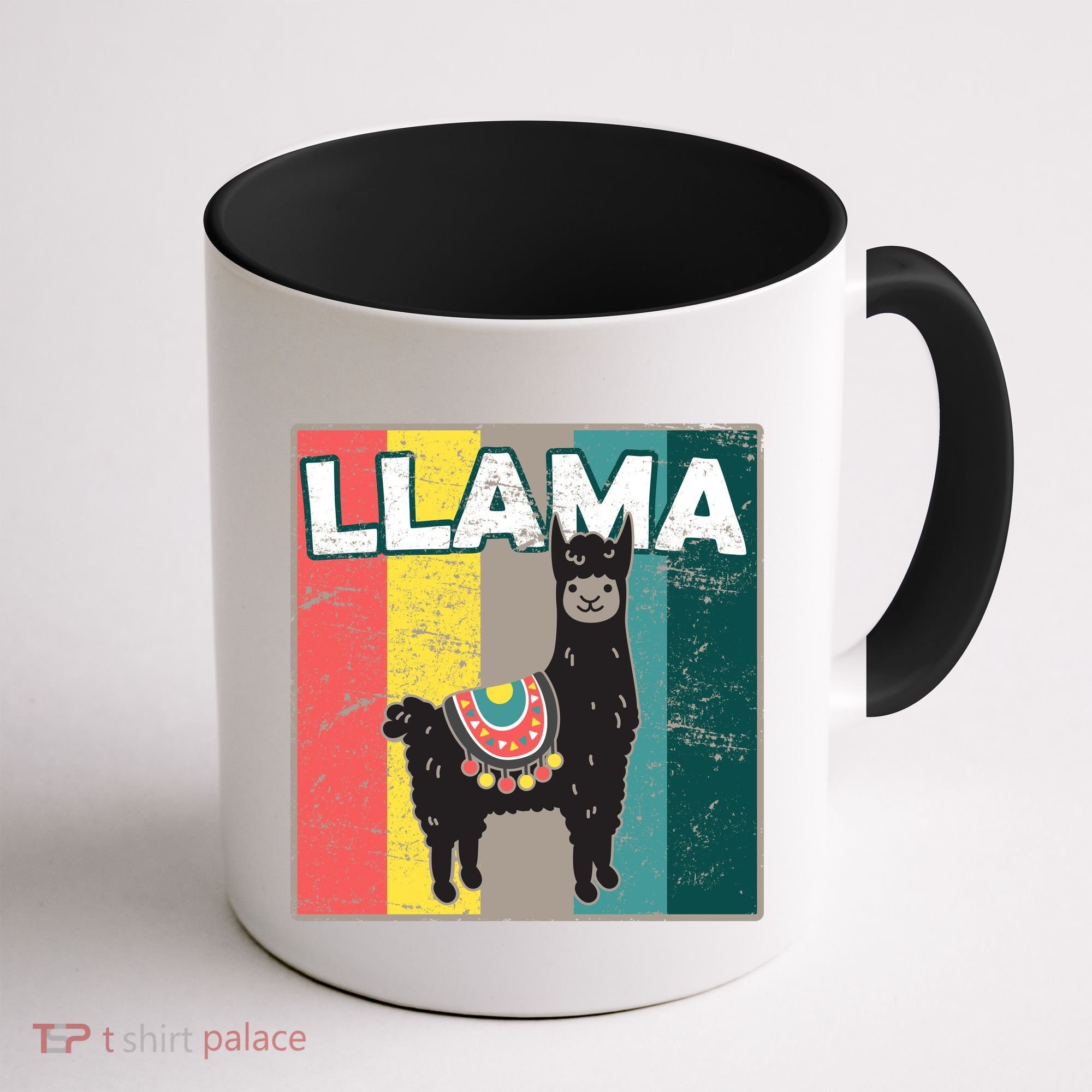 Llama Retro Coffee Mug