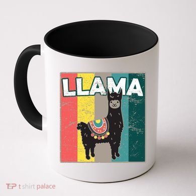 Llama Retro Coffee Mug