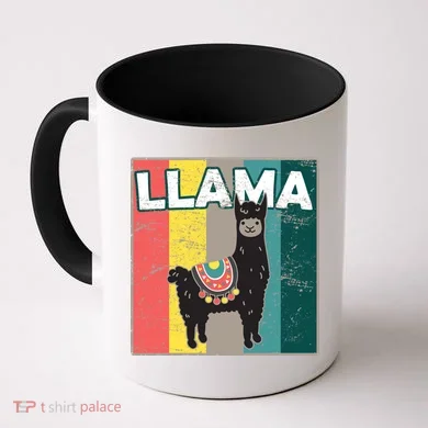 Llama Retro Coffee Mug