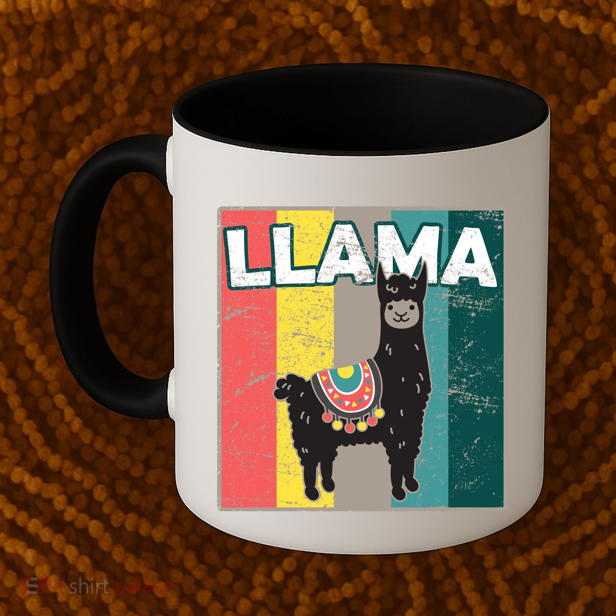 Llama Retro Coffee Mug