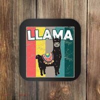 Llama Retro Coaster thumb 0