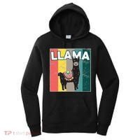 Llama Retro Women's Hoodie thumb 0
