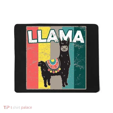 Llama Retro Mousepad