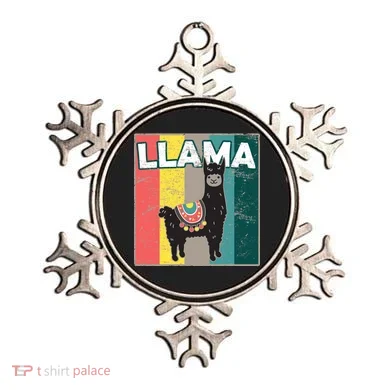 Llama Retro Ornament