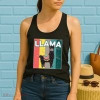 Llama Retro Women's Tank Top thumb 2