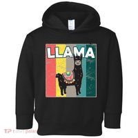 Llama Retro Toddler Hoodie thumb 0