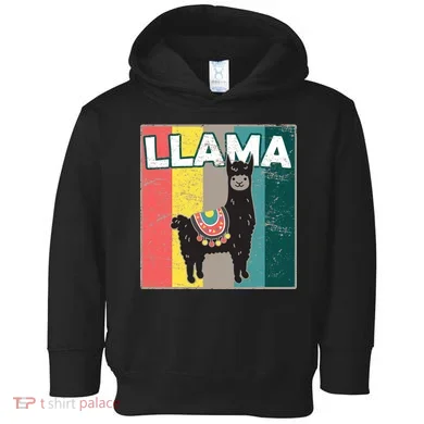 Llama Retro Toddler Hoodie