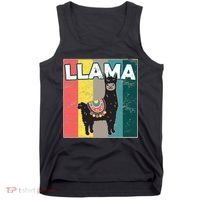 Llama Retro Tank Top thumb 0