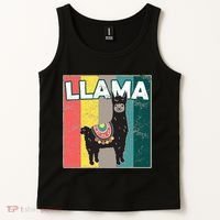 Llama Retro Tank Top thumb 2