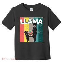 Llama Retro Toddler T-Shirt thumb 0