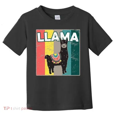 Llama Retro Toddler T-Shirt