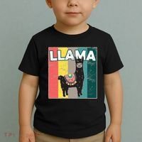 Llama Retro Toddler T-Shirt thumb 2