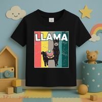 Llama Retro Toddler T-Shirt thumb 3