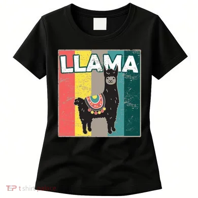 Llama Retro Women's T-Shirt