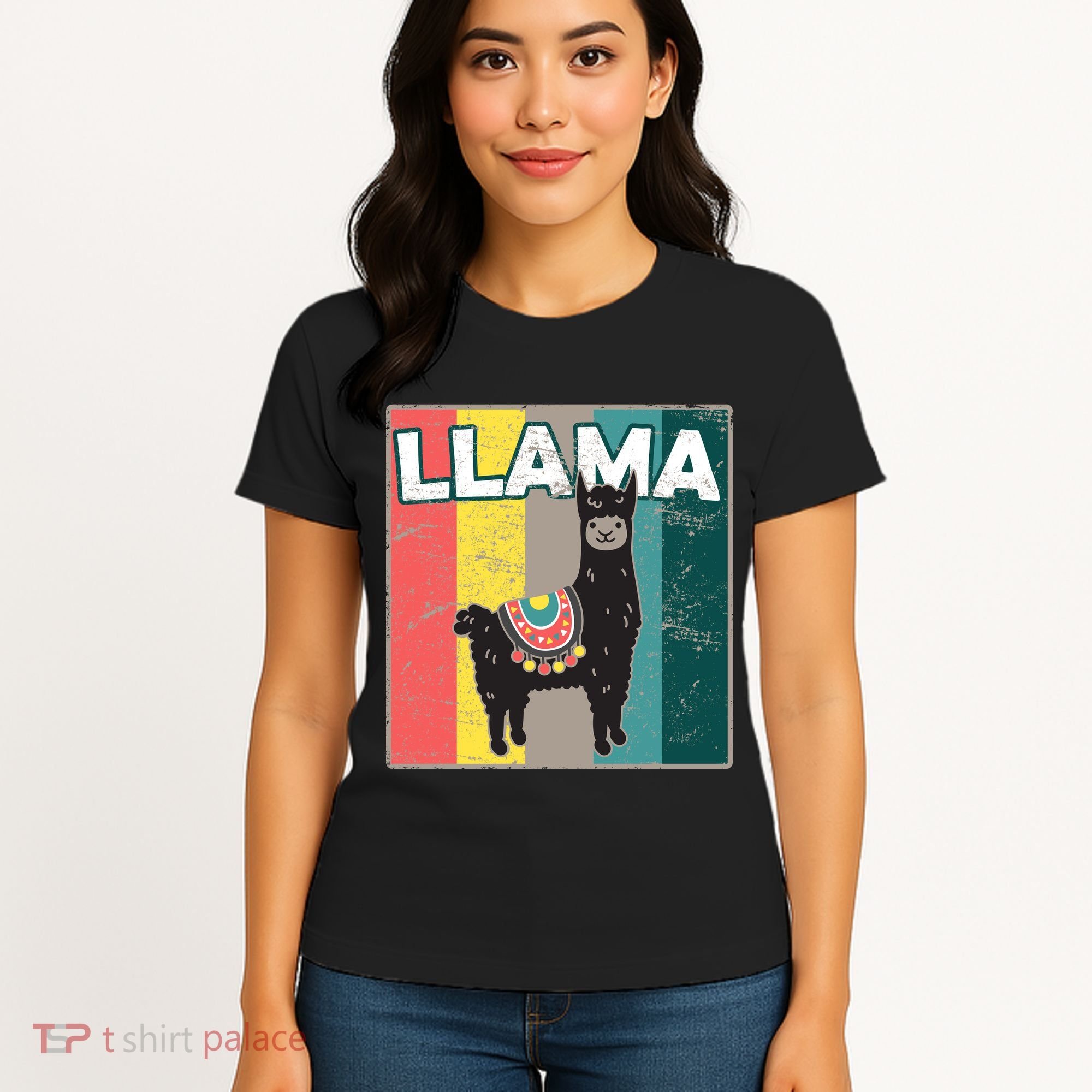 Llama Retro Women's T-Shirt