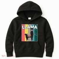 Llama Retro Kids Hoodie thumb 0