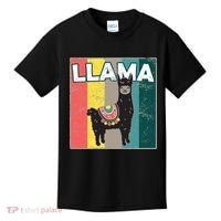 Llama Retro Kids T-Shirt thumb 0