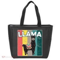 Llama Retro Tote Bag thumb 0