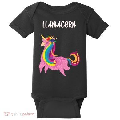 Llamacorn Baby Bodysuit