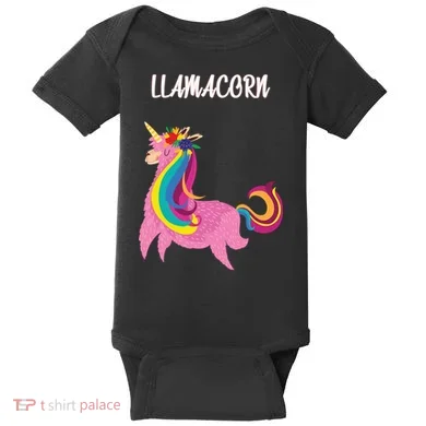 Llamacorn Baby Bodysuit