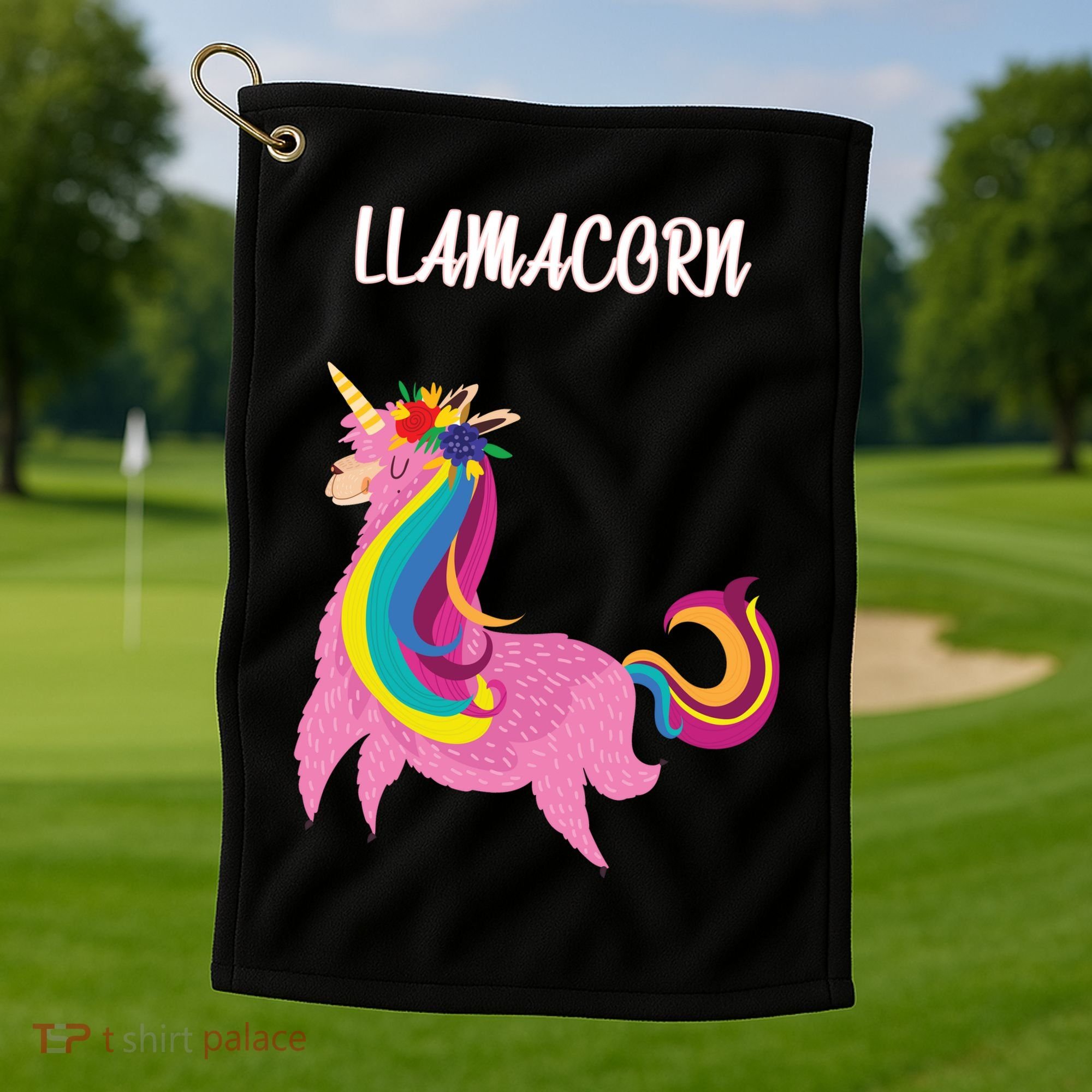 Llamacorn Golf Towel