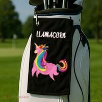Llamacorn Golf Towel thumb 2