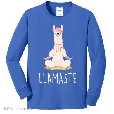 Llamaste Funny Lama Kids Long Sleeve Shirt